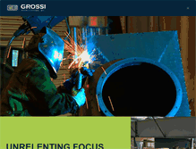 Tablet Screenshot of grossifabrication.com